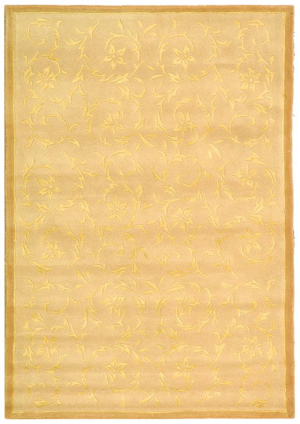 Safavieh French Tapis 228a Ivory Rug - Luxurious Hand-tufted Silk & Wool Area Rug For Timeless Elegance Assorted Silk And Wool Ft228a-4