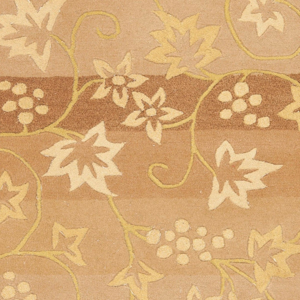 Safavieh French Tapis 231a Stripe Vine - Luxurious Hand-tufted Botanical Runner Rug For Elegant Home Decor Assorted Silk And Wool Ft231a-212