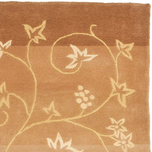 Safavieh French Tapis 231a Stripe Vine - Luxurious Hand-tufted Botanical Runner Rug For Elegant Home Decor Assorted Silk And Wool Ft231a-212