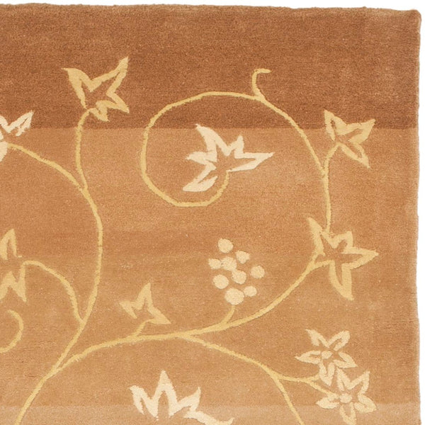 Safavieh French Tapis 231a Stripe Vine - Luxurious Hand-tufted Botanical Runner Rug For Elegant Home Decor Assorted Silk And Wool Ft231a-212