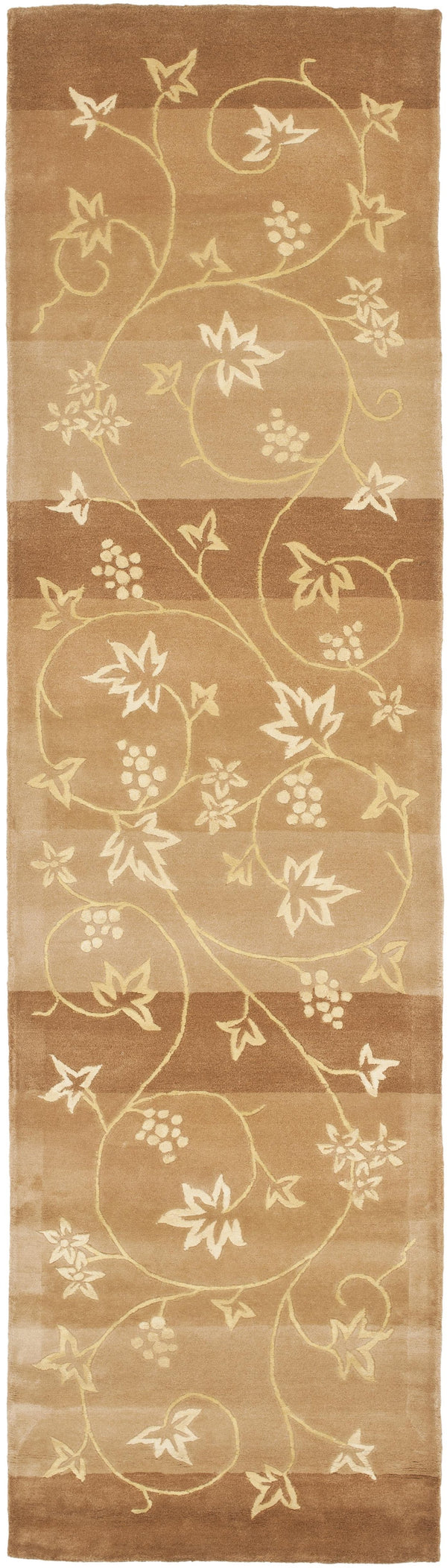Safavieh French Hand Tufted Silk And Wool Runner Rug 2'6" X 8' - Elegant Floral Design For Luxurious Spaces Assorted Silk And Wool Ft231a-28