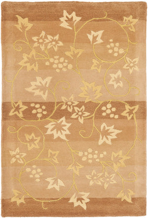 Safavieh French Tapis 231a Stripe Vine - Luxurious Hand-tufted Botanical Runner Rug For Elegant Home Decor Assorted Silk And Wool Ft231a-212