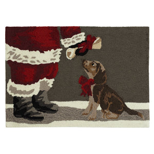 Trans Ocean Liora Manne Frontporch Good Dog Indoor/Outdoor Mat - Whimsical Holiday Design For Pet Lovers Grey Polyester,Acrylic Ftp34458647