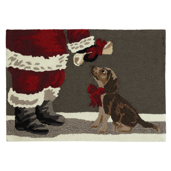 Trans Ocean Liora Manne Frontporch Good Dog Indoor/Outdoor Mat - Whimsical Holiday Design For Pet Lovers Grey Polyester,Acrylic Ftp34458647