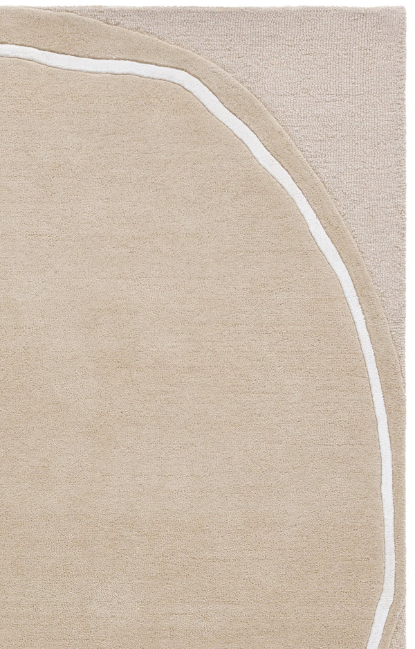 Safavieh Fifth Hand-Tufted Beige Ivory Area Rug — 70% Wool Blend, Low Pile, Luxurious Soft Texture For Modern Homes 8'-0" x 10'-0" FTV106B-8