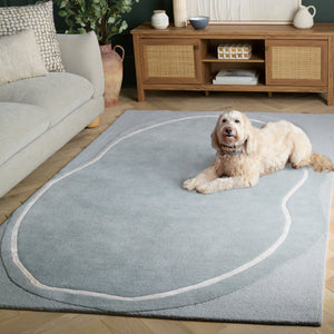 Safavieh Fifth Hand-Tufted Grey Ivory Runner Rug — Plush Wool-Blend, Low-Profile Modern Elegance For Hallways 2'-3" x 8'-0" FTV106F-28