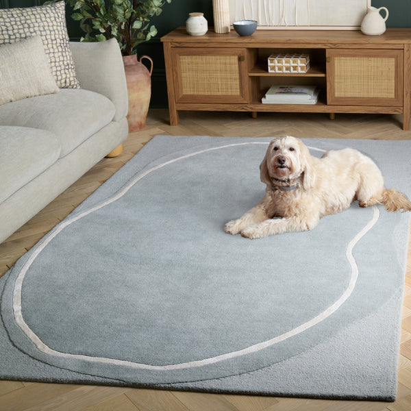 Safavieh Fifth Hand-Tufted Grey Ivory Runner Rug — Plush Wool-Blend, Low-Profile Modern Elegance For Hallways 2'-3" x 8'-0" FTV106F-28