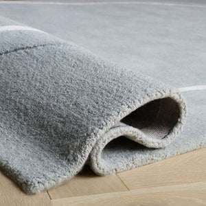 Safavieh Fifth Hand-Tufted Grey Ivory Runner Rug — Plush Wool-Blend, Low-Profile Modern Elegance For Hallways 2'-3" x 8'-0" FTV106F-28