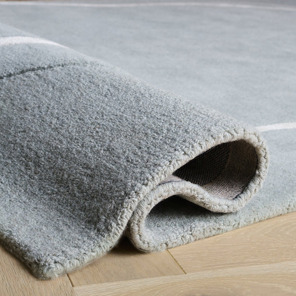 Safavieh Fifth Hand-Tufted Grey Ivory Runner Rug — Plush Wool-Blend, Low-Profile Modern Elegance For Hallways 2'-3" x 8'-0" FTV106F-28