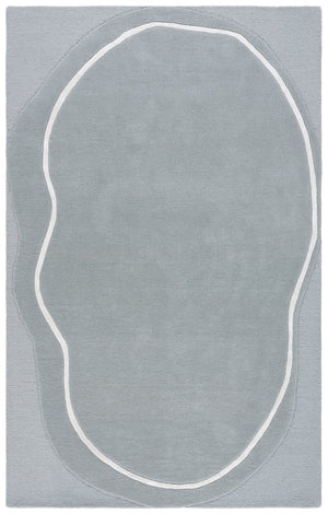 Safavieh Fifth Hand-Tufted Grey Ivory Runner Rug — Plush Wool-Blend, Low-Profile Modern Elegance For Hallways 2'-3" x 8'-0" FTV106F-28
