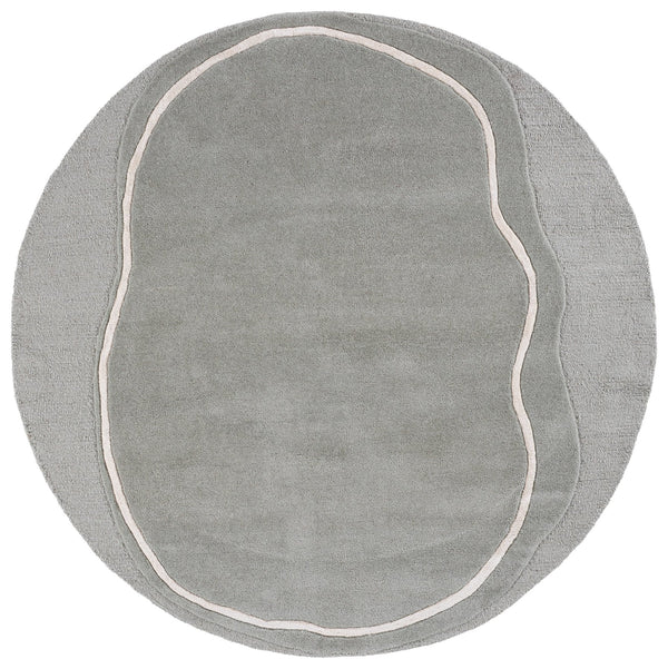Safavieh Fifth Hand-Tufted Grey Ivory Runner Rug — Plush Wool-Blend, Low-Profile Modern Elegance For Hallways 2'-3" x 8'-0" FTV106F-28