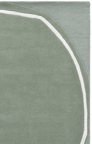 Safavieh Fifth Artisan Hand-Tufted Sage Green Runner With Ivory Accents — Low-Profile Wool Blend For Hallways 2'-3" x 8'-0" FTV106W-28