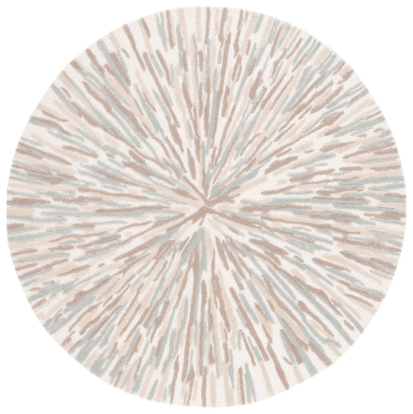 Safavieh Fifth Avenue 109 Hand Tufted Contemporary Rug Ivory / Grey FTV109A-5R