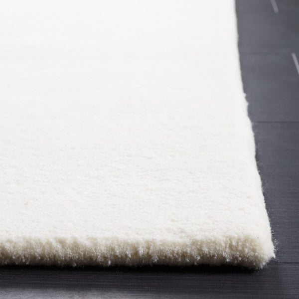 Safavieh Fifth Avenue Hand Tufted Wool Area Rug Solid Ivory Oversized Living Room Accent Off-White 11'-0" x 15'-0" FTV128A-1115