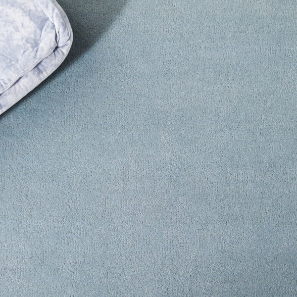 Safavieh Fifth Avenue Hand Tufted Wool Area Rug Solid Ivory Oversized Living Room Accent Blue 10'-0" x 14'-0" FTV128M-10