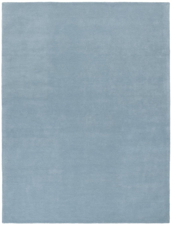 Safavieh Fifth Avenue Hand Tufted Wool Area Rug Solid Ivory Oversized Living Room Accent Blue 10'-0" x 14'-0" FTV128M-10