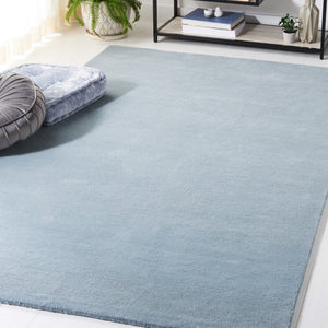 Safavieh Fifth Avenue Luxurious Hand-tufted Rug - Timeless Elegance For Home Décor, Crafted In India Blue 85% Wool,15% Cotton Ftv128m-7sq