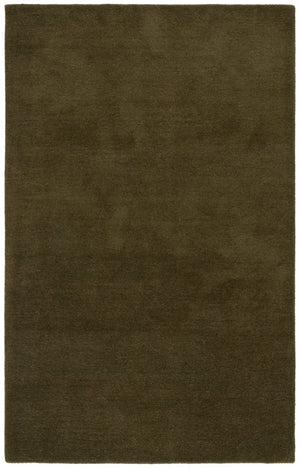 Safavieh Fifth Avenue Hand Tufted Wool Rug Solid Olive Plush Pile Living Room Bedroom FTV134X-5