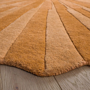 Safavieh Fifth Avenue Hand Tufted Wool Cotton Round Rug Soft Plush Pile for Living Rooms Gold FTV136D-6R