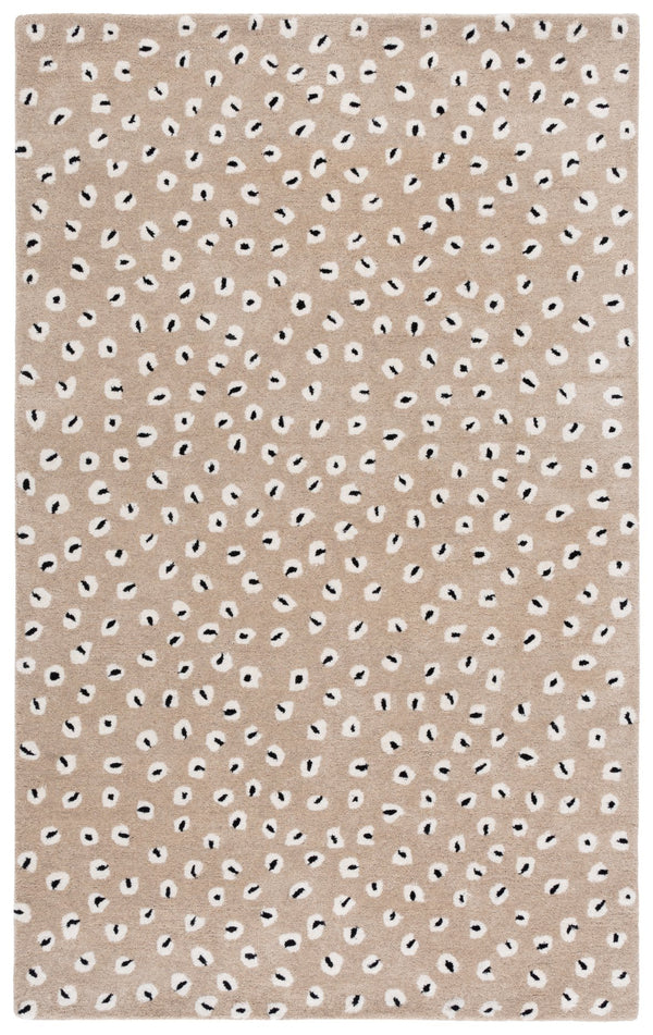 Safavieh Fifth Hand-Tufted Beige Ivory Area Rug, 80% Wool Blend, Low 3/8" Pile For Durable Soft Comfort 6'-0" x 9'-0" FTV175B-6