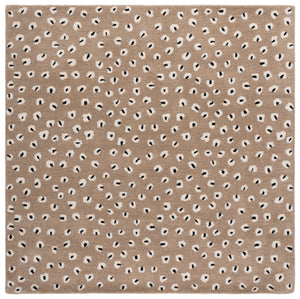 Safavieh Fifth Hand-Tufted Beige Ivory Area Rug, 80% Wool Blend, Low 3/8" Pile For Durable Soft Comfort 6'-0" x 9'-0" FTV175B-6