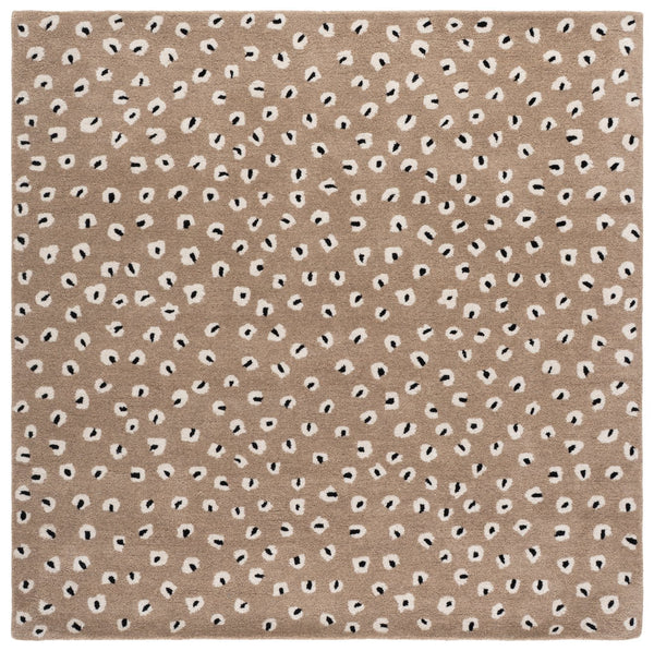 Safavieh Fifth Hand-Tufted Beige Ivory Area Rug, 80% Wool Blend, Low 3/8" Pile For Durable Soft Comfort 6'-0" x 9'-0" FTV175B-6