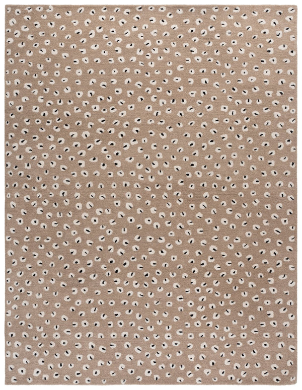 Safavieh Fifth Hand-Tufted Beige Ivory Area Rug, 80% Wool Blend, Low 3/8" Pile For Durable Soft Comfort 6'-0" x 9'-0" FTV175B-6