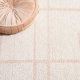 Safavieh Fifth Avenue 201 Hand Tufted 80% Wool, 10% Polyester, 10% Cotton Modern Rug Ivory / Pink FTV201A-8