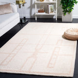 Safavieh Fifth Avenue 201 Hand Tufted 80% Wool, 10% Polyester, 10% Cotton Modern Rug Ivory / Pink FTV201A-8