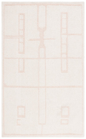 Safavieh Fifth Avenue 201 Hand Tufted 80% Wool, 10% Polyester, 10% Cotton Modern Rug Ivory / Pink FTV201A-8