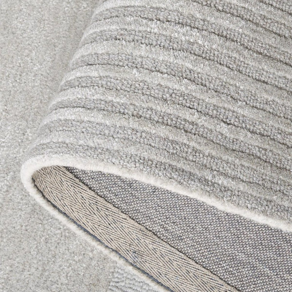 Safavieh Fifth Avenue Hand Tufted Wool Viscose Runner Geometric Grey Hallway Entryway Rug Gray 5'-0" x 8'-0" FTV251A-5
