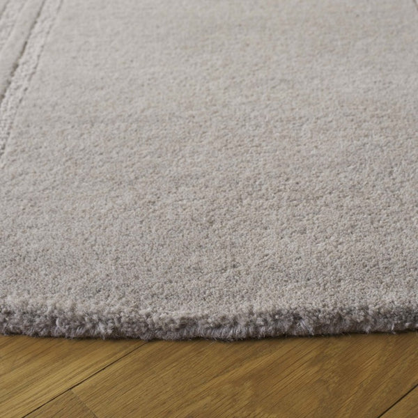 Safavieh Fifth Avenue Hand Tufted Wool Viscose Runner Geometric Grey Hallway Entryway Rug Gray 6'-0" x 6'-0" - R FTV251A-6R