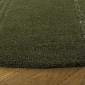 Safavieh Fifth Avenue Hand Tufted Wool Viscose Runner Geometric Grey Hallway Entryway Rug Green 6'-0" x 6'-0" FTV251Y-6R