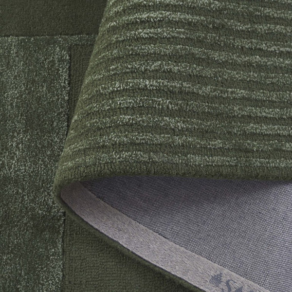 Safavieh Fifth Avenue Hand Tufted Wool Viscose Runner Geometric Grey Hallway Entryway Rug Green 6'-0" x 9'-0" FTV251Y-6