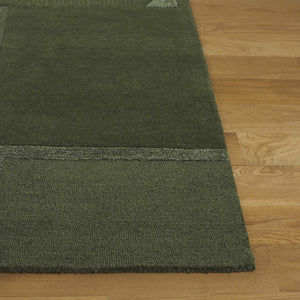 Safavieh Fifth Avenue Hand Tufted Wool Viscose Runner Geometric Grey Hallway Entryway Rug Green 8'-0" x 10'-0" FTV251Y-8