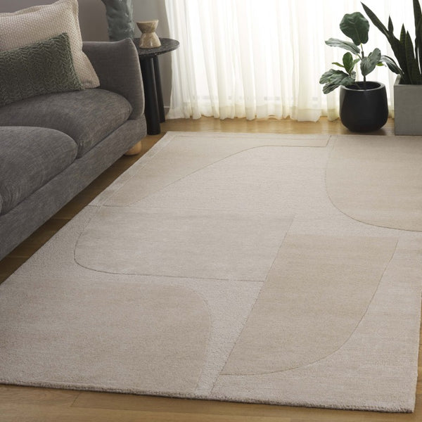 Safavieh Fifth Avenue Hand Tufted Wool Blend Area Rug with Geometric Pattern for Living Rooms FTV252B-5