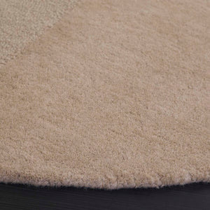 Safavieh Fifth Avenue Hand-Tufted Wool Round Rug Geometric Neutral Beige Living Room Accent FTV252B-6R
