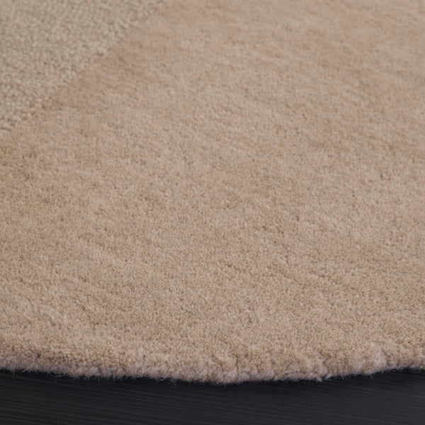 Safavieh Fifth Avenue Hand-Tufted Wool Round Rug Geometric Neutral Beige Living Room Accent FTV252B-6R