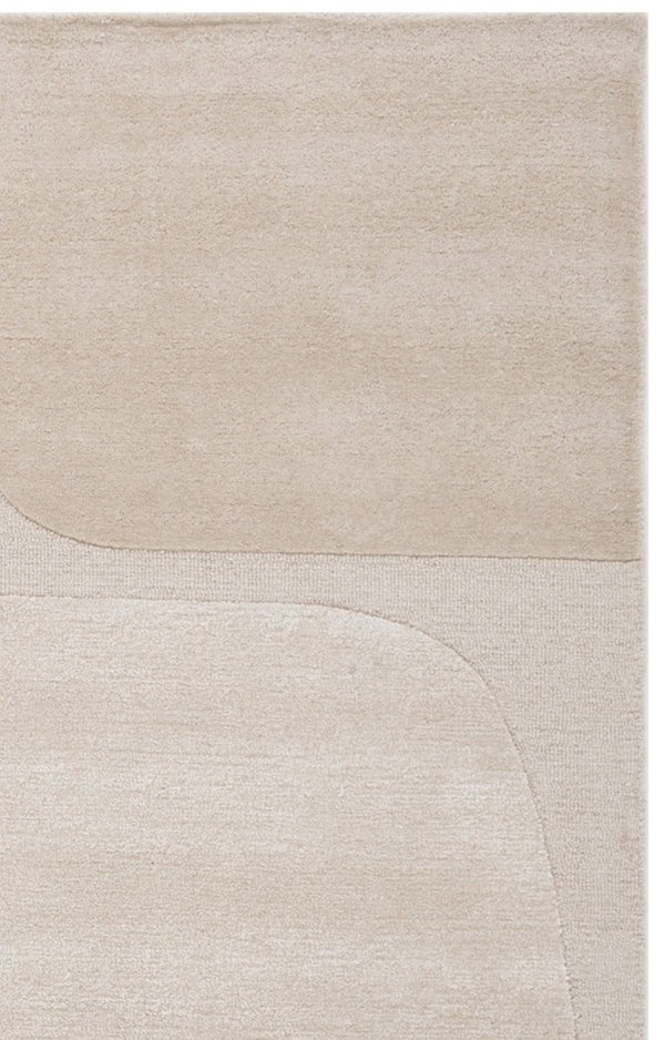 Safavieh Fifth Avenue Hand Tufted Wool Geometric Rug Warm Neutral Beige for Living Rooms FTV252B-6