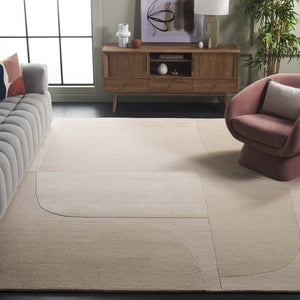 Safavieh Fifth Avenue Handtufted Wool Viscose Geometric Area Rug for Living Room or Bedroom FTV252B-8