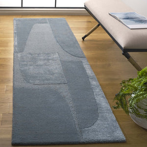 Safavieh Fifth Avenue Hand Tufted Wool Viscose Geometric Runner Rug for Hallways and Entryways FTV252M-28