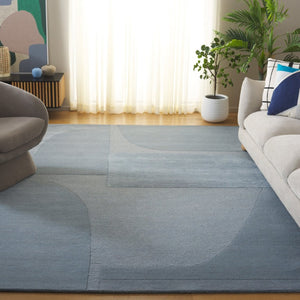 Safavieh Fifth Avenue Hand Tufted Wool Viscose Geometric Area Rug for Living Room or Bedroom FTV252M-8