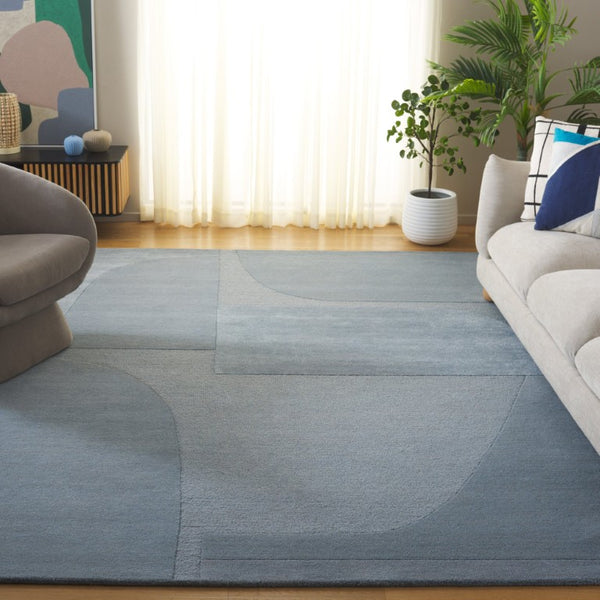 Safavieh Fifth Avenue Hand Tufted Wool Viscose Geometric Area Rug for Living Room or Bedroom FTV252M-8
