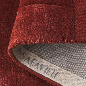 Safavieh Fifth Avenue Hand Tufted Wool Blend Area Rug Geometric Rust Pattern for Living Room FTV252P-5