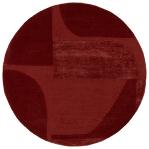 Safavieh Fifth Hand‑Tufted Rust Area Rug — Wool Blend Low‑Pile, Durable Texture, Warm Modern Centerpiece 6'-0" x 8'-0" FTV252P-68