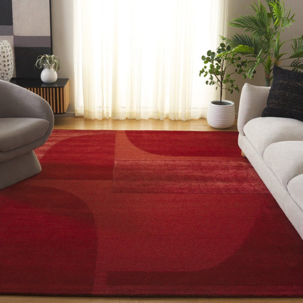 Safavieh Fifth Avenue Hand Tufted Wool Viscose Geometric Area Rug for Living and Dining Rooms FTV252P-8