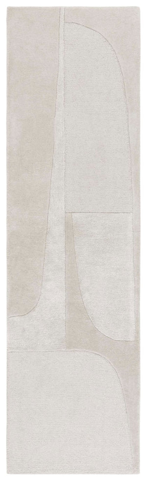 Safavieh Fifth Avenue Hand-Tufted Wool Runner Geometric Grey Hallway Rug Modern Style Gray 2'-3" x 8'-0" FTV253F-28