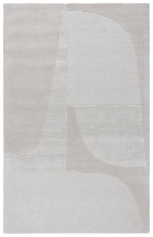 Safavieh Fifth Avenue Hand-Tufted Wool Runner Geometric Grey Hallway Rug Modern Style Gray 5'-0" x 8'-0" FTV253F-5
