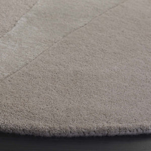 Safavieh Fifth Avenue Hand-Tufted Wool Runner Geometric Grey Hallway Rug Modern Style Gray 6'-0" x 6'-0" - Round FTV253F-6R