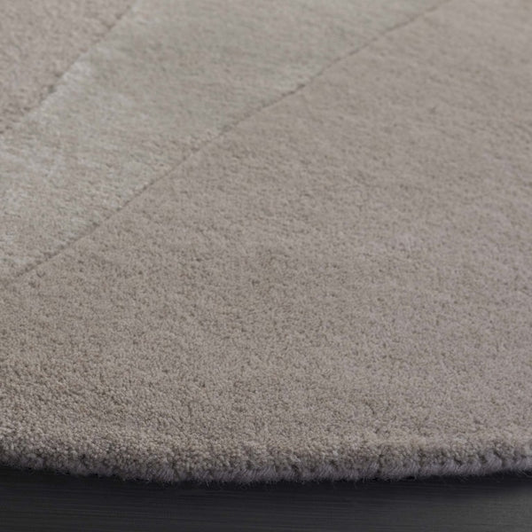 Safavieh Fifth Avenue Hand-Tufted Wool Runner Geometric Grey Hallway Rug Modern Style Gray 6'-0" x 6'-0" - Round FTV253F-6R